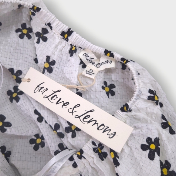 NWT For Love & Lemons Daisy Floral Dress Size Extra Large XL BRENDA MIDI $280 - Picture 5 of 5